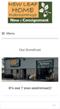 Mobile Screenshot of newleafhomefurnishings.com